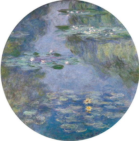🎨 De Waterlelies (rond formaat) – Claude Monet, 1908
