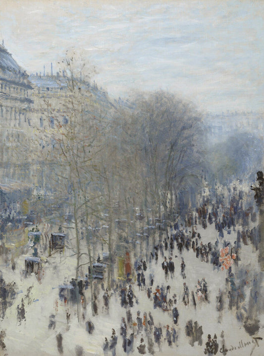 Boulevard des Capucines - Schilderij Monet