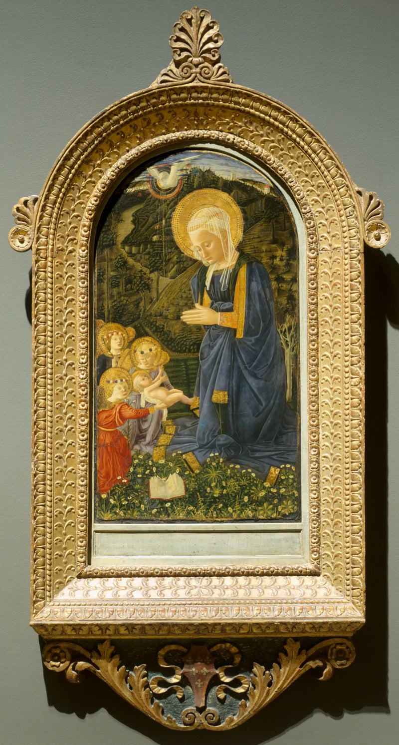 Maagd en Kind met engelen - Fra Filippo Lippi