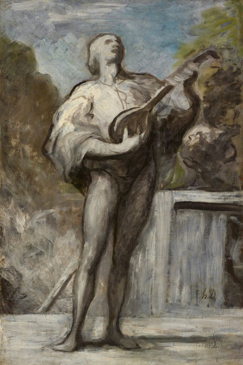 De Troubadour - Honoré Daumier