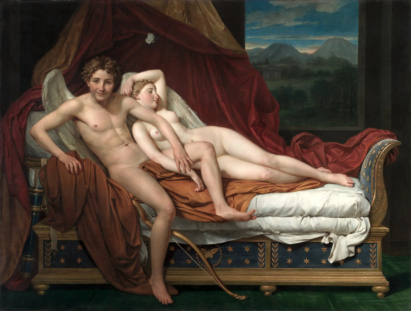 De Liefde en Psyché - Jacques-Louis David
