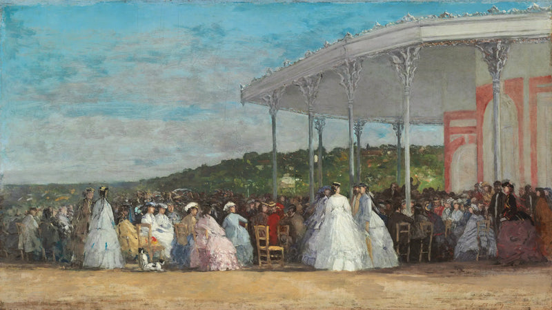 Concert in het Casino van Deauville - Eugène Boudin