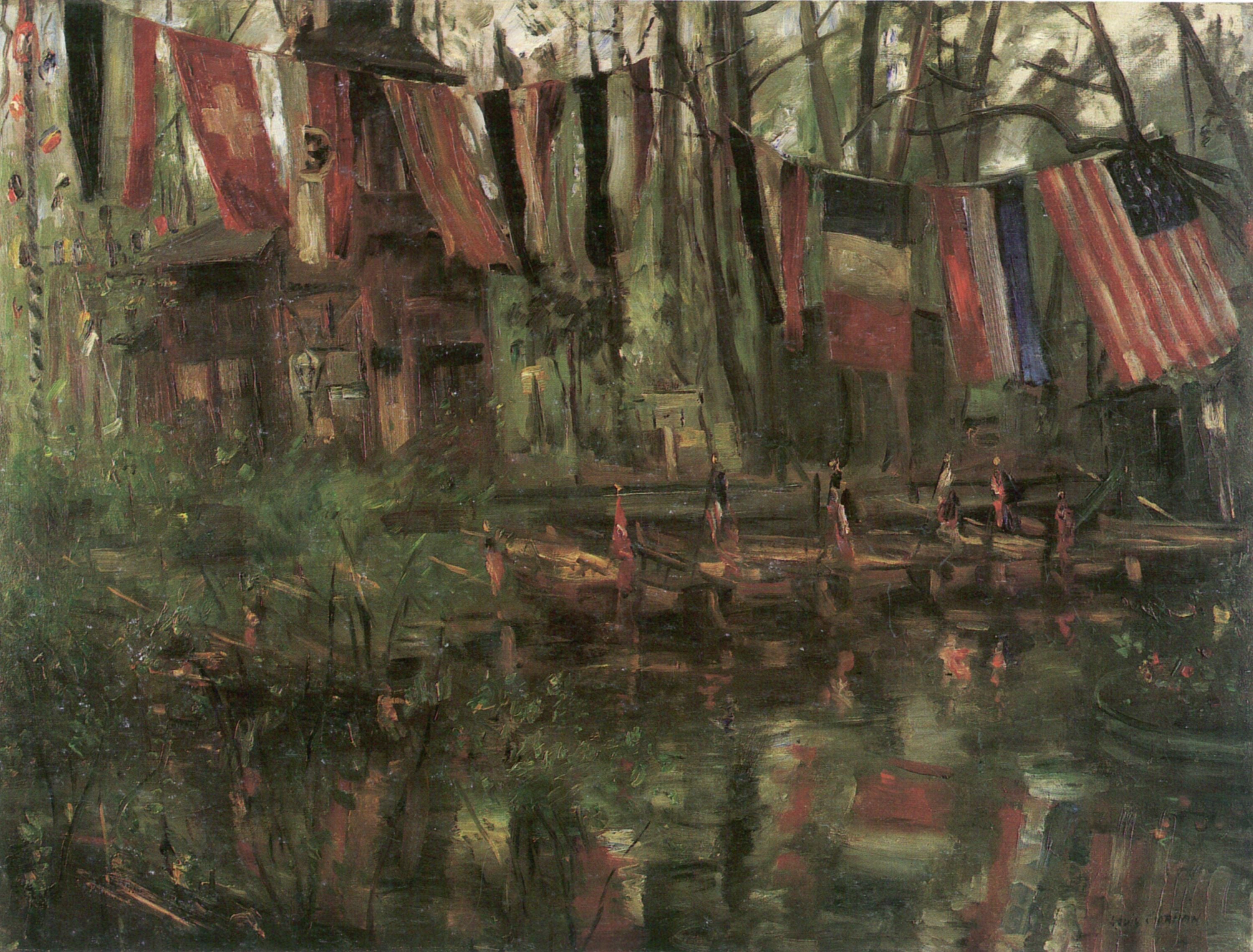 Le Neue See dans le Berliner Tiergarten - Lovis Corinth