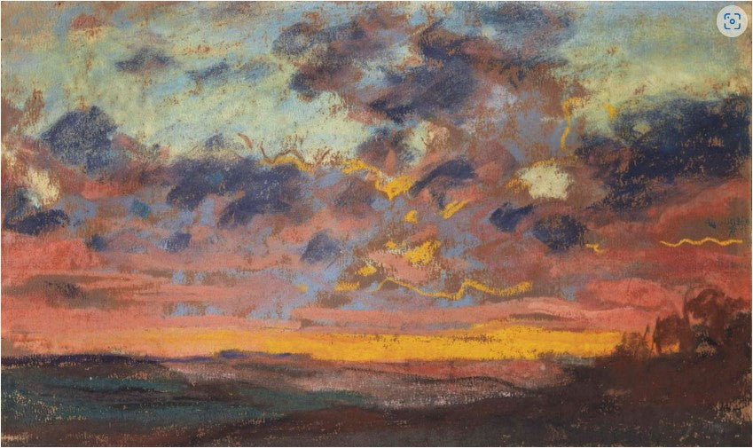 🌇 Zonsondergang – Claude Monet (rond 1868)