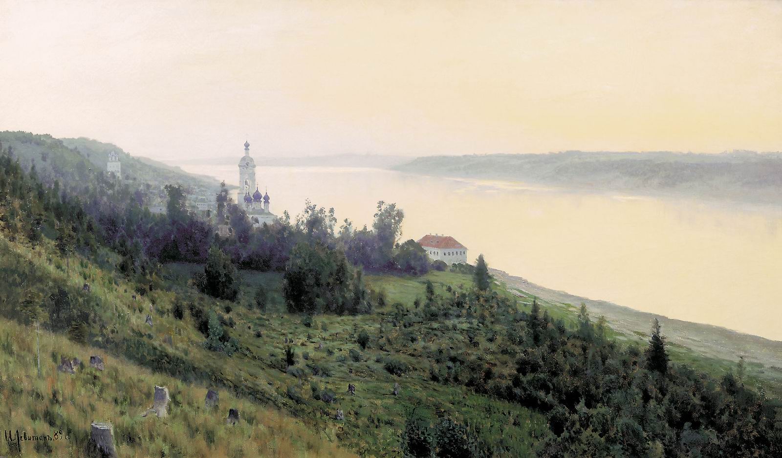 Le Soir. Plios doré - Isaac Levitan