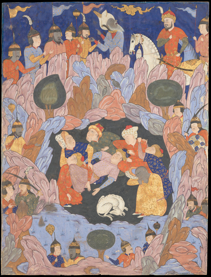 Les Sept Dormants d’Éphèse - Atelier persan anonyme