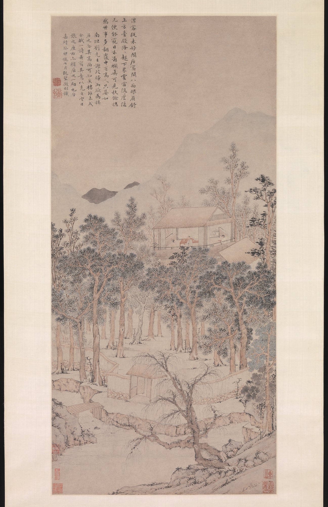 Living Aloft, Wen Zhengming, 1543 — peinture chinoise