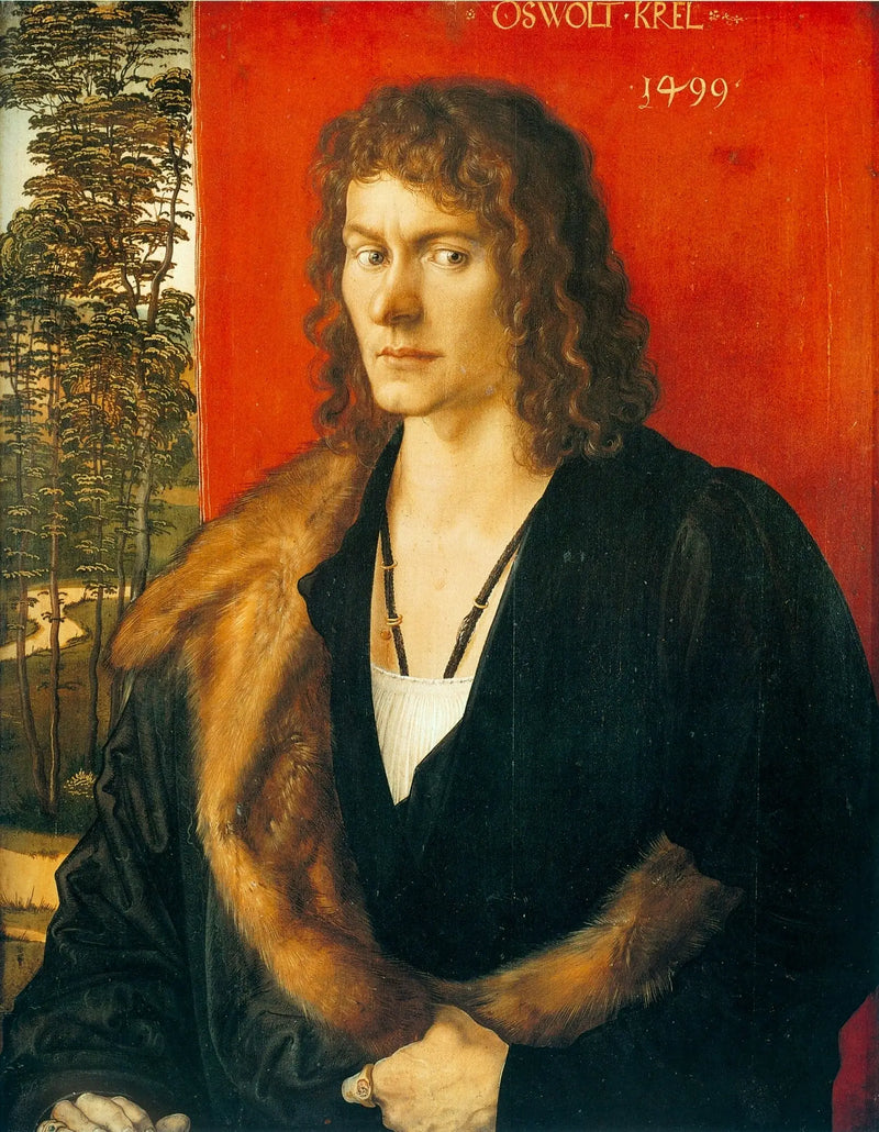 Portret van Oswolt Krel : Oswolt Krel - Albrecht Dürer