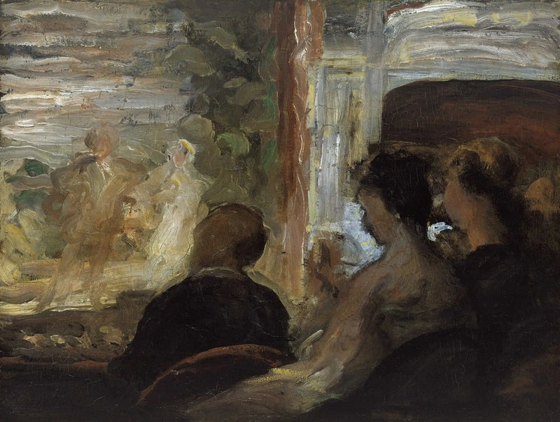 Een loge in het theater - Honoré Daumier