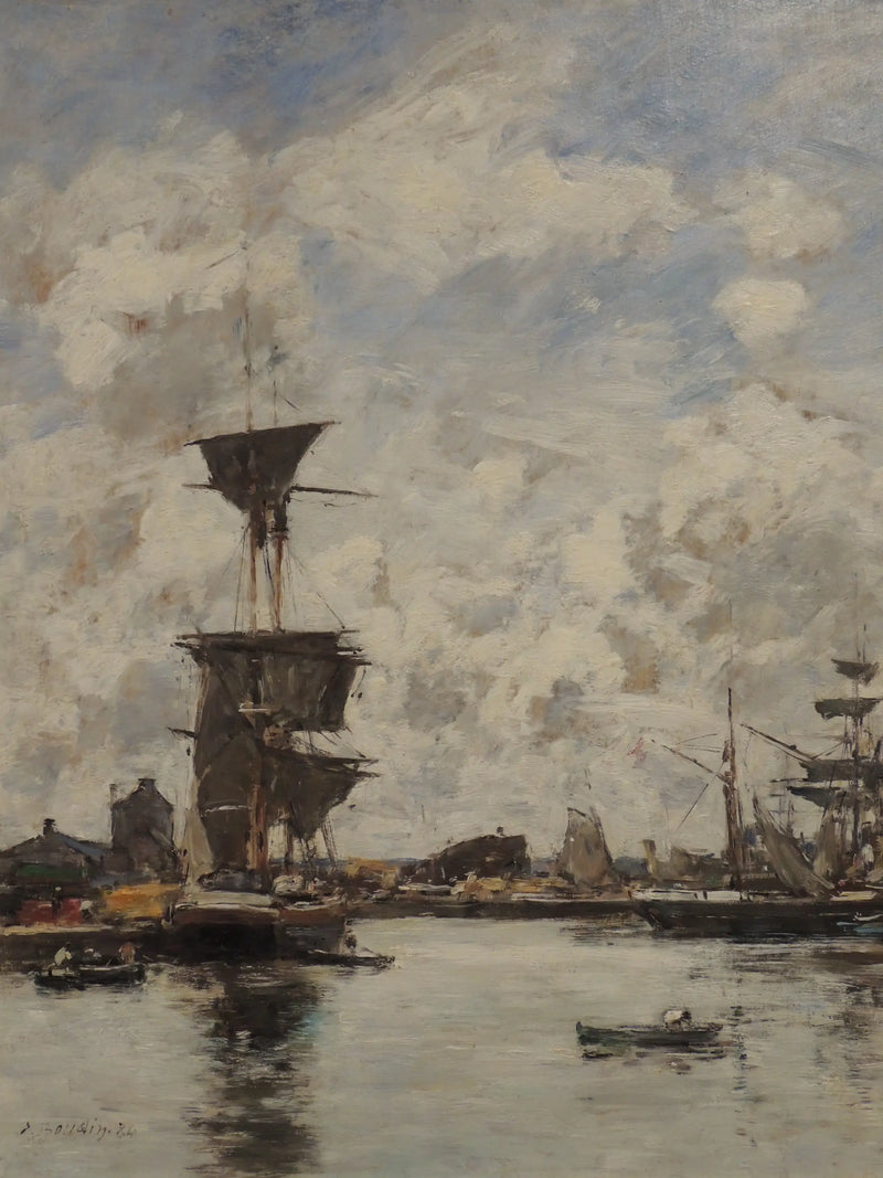 Deauville, de haven - Eugène Boudin