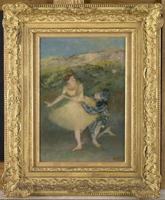 Reproduction du tableau « Arlequin et Colombine - Edgar Degas » par Alpha Reproduction en peinture à l’huile