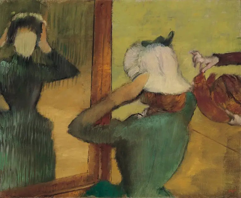 Bij de modeontwerpster - Edgar Degas