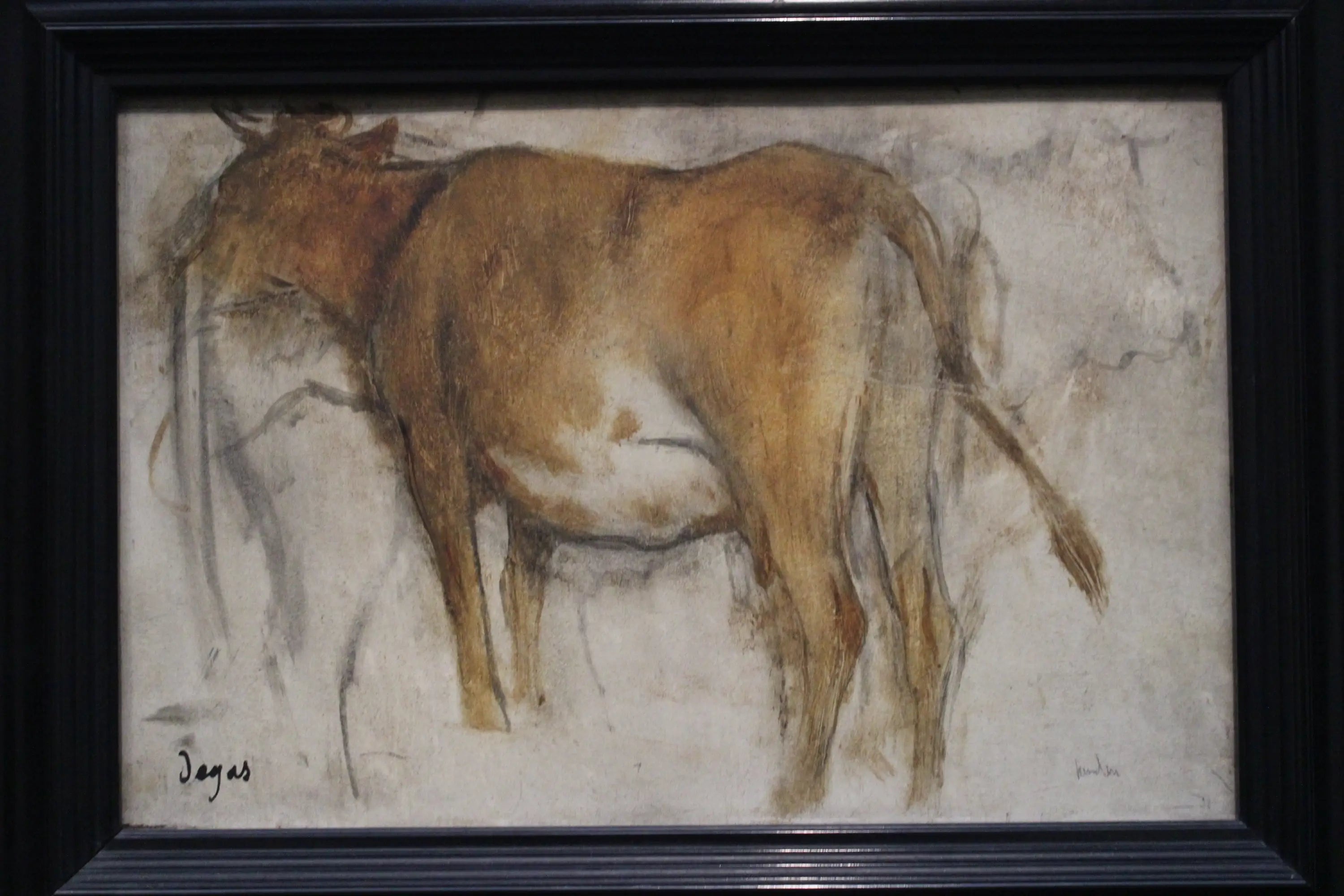 Reproduction du tableau « Vache - Edgar Degas » par Alpha Reproduction en peinture à l’huile