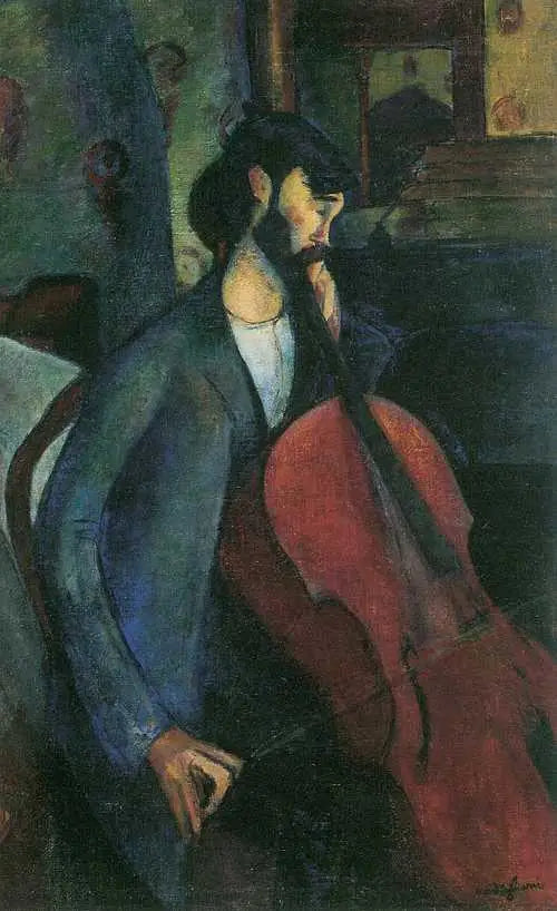 De cellist - Amedeo Modigliani