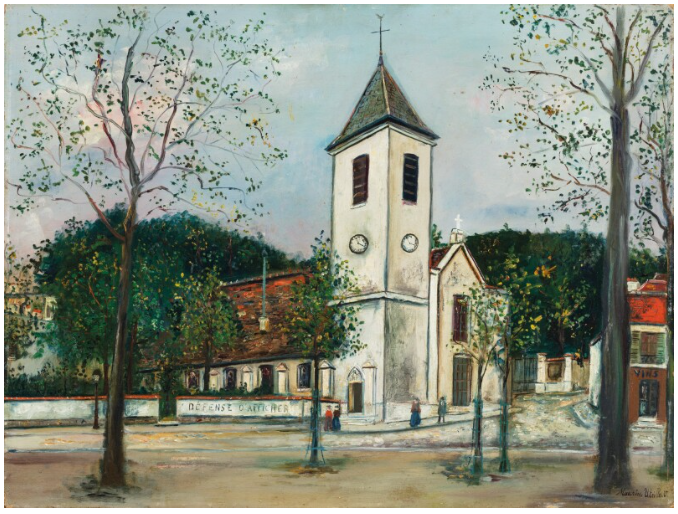 EGLISE DE BRY-SUR-MARNE (1920) - Maurice Utrillo