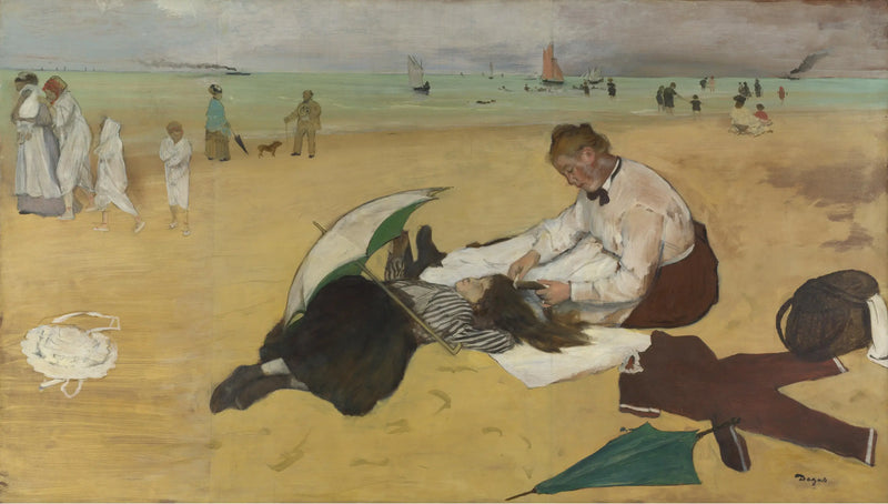Strandscène - Edgar Degas