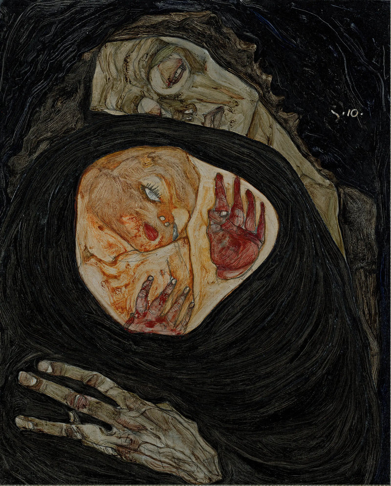 Dode moeder I - Egon Schiele