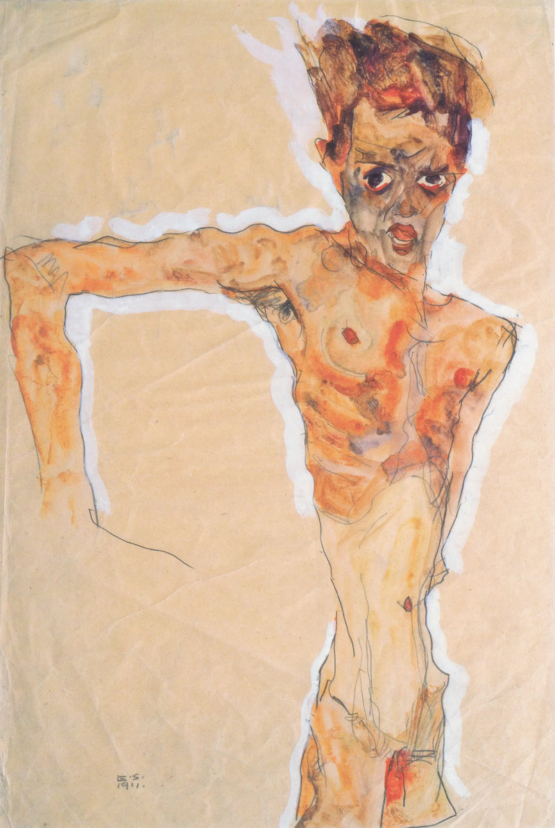 Zelfportret - Egon Schiele