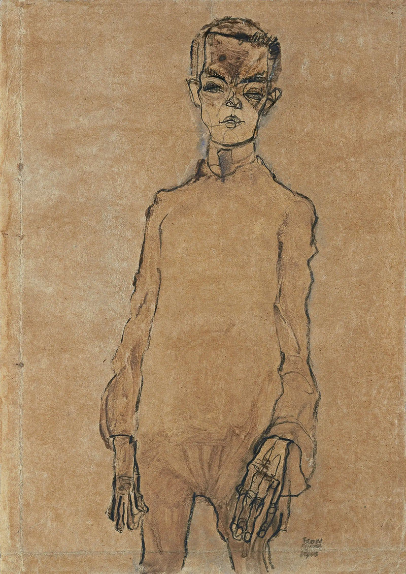 Zelfportret - Egon Schiele