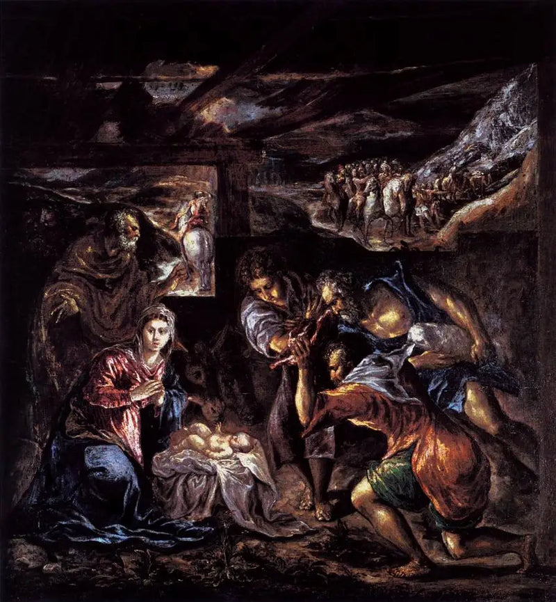 De Aanbidding der herders - El Greco