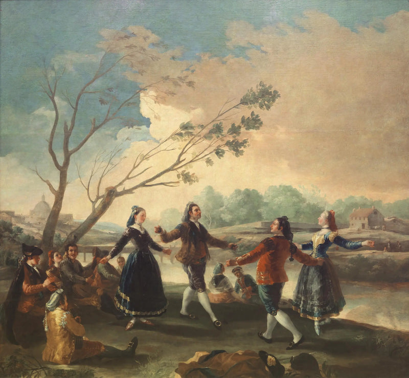 Dans op de oevers van de Manzanares - Francisco de Goya