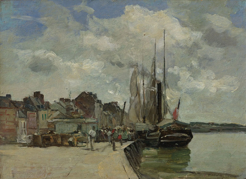 Honfleur: De Haven - Eugène Boudin