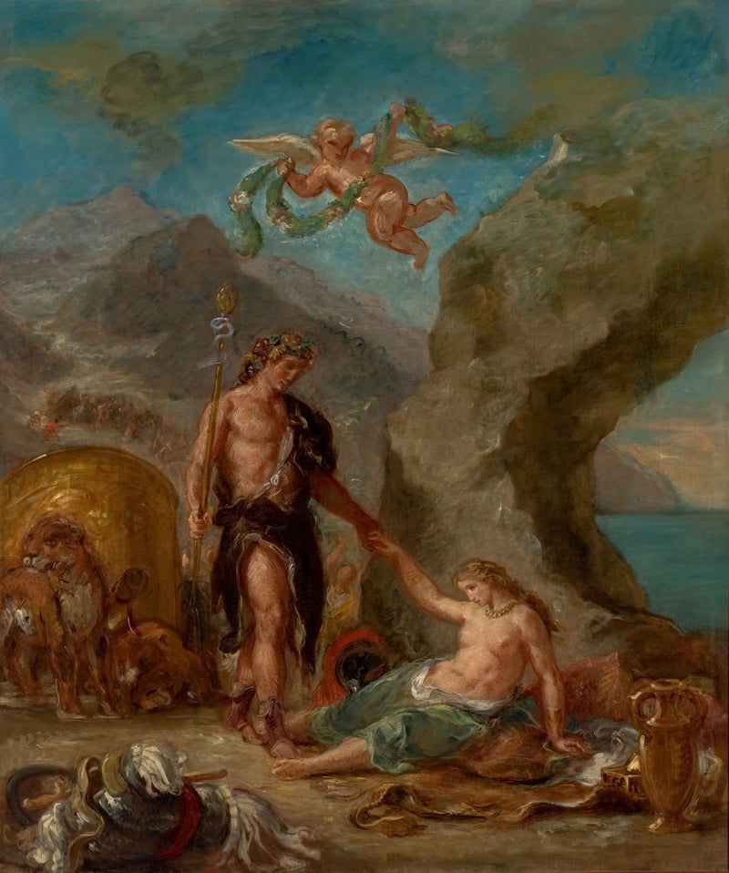 De Herfst - Bacchus en Ariadne - Eugène Delacroix