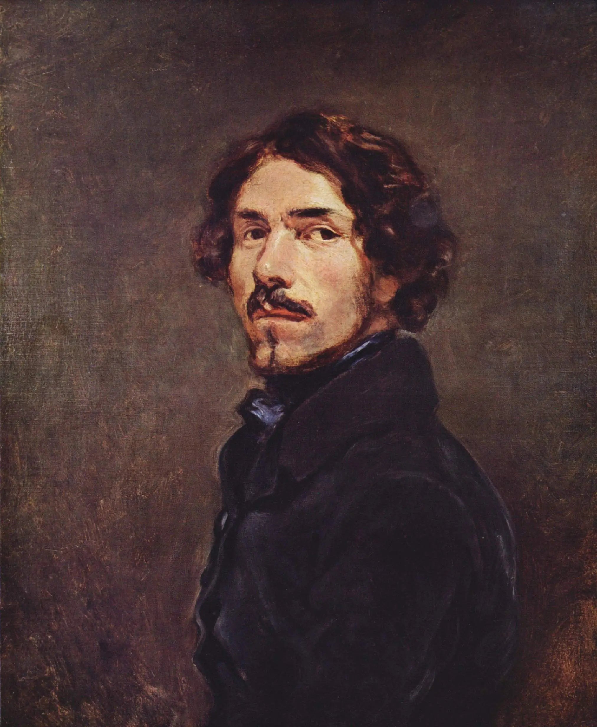 Reproduction du tableau « Autoportrait - Eugène Delacroix » par Alpha Reproduction en peinture à l’huile