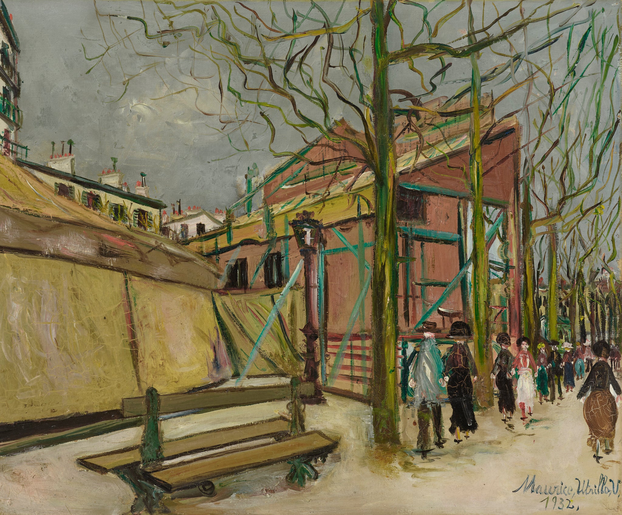 Fête de Vaugirard à Paris - Maurice Utrillo