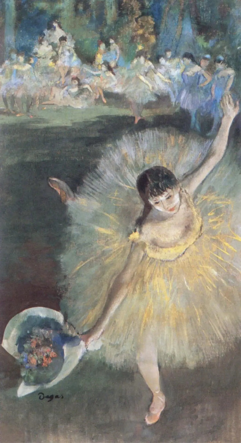 Einde van de arabesque - Edgar Degas
