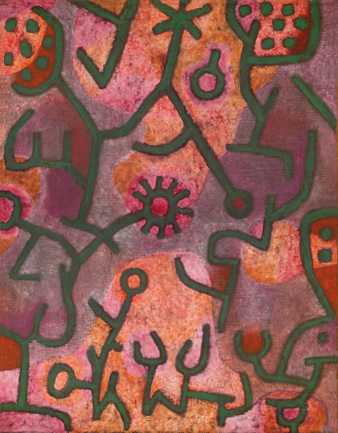 Flora am Felsen, 1940 , 94868D1 — Paul Klee