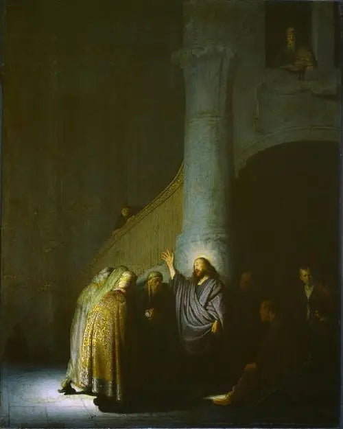 Reproduction du tableau « Le denier de César - Rembrandt » par Alpha Reproduction en peinture à l’huile