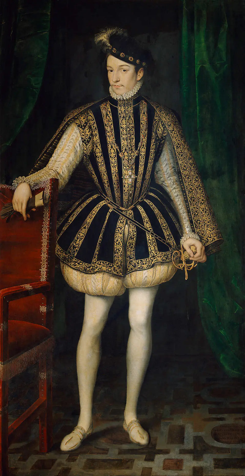 Portret van koning Karel IX van Frankrijk - François Clouet

Source:
Portrait du roi Charles IX de France - François Clouet