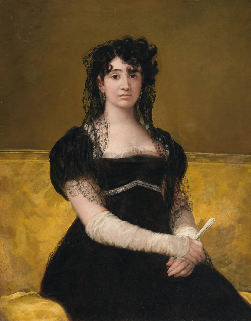 portret van Doña Antonia Zárate - Francisco de Goya