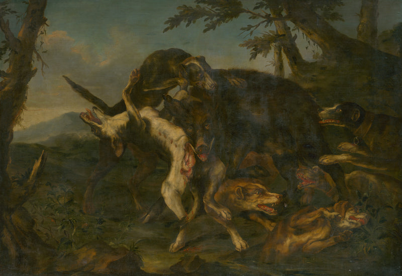 Chasse au sanglier (Slovaquie) - Frans Snyders
