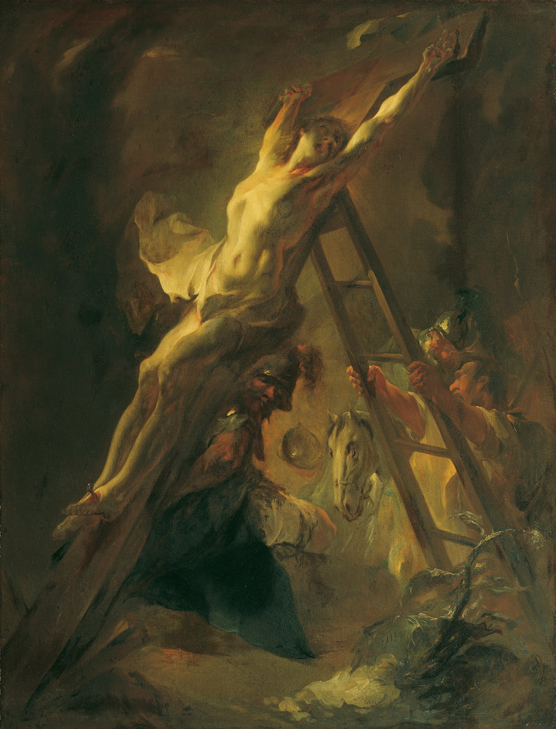 Ériger la croix - Franz Anton Maulbertsch