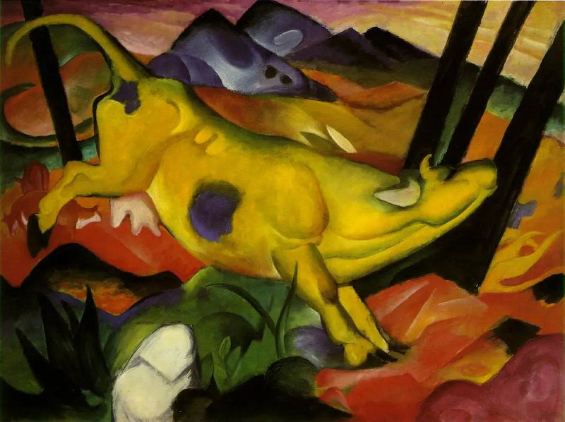 De Gele Koe - Franz Marc