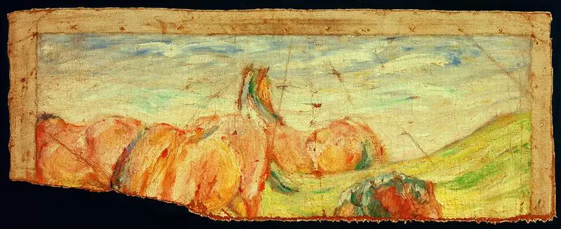 Paarden in de wei II - Franz Marc