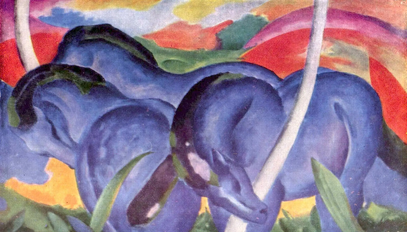 De Grote Blauwe Paarden - Franz Marc