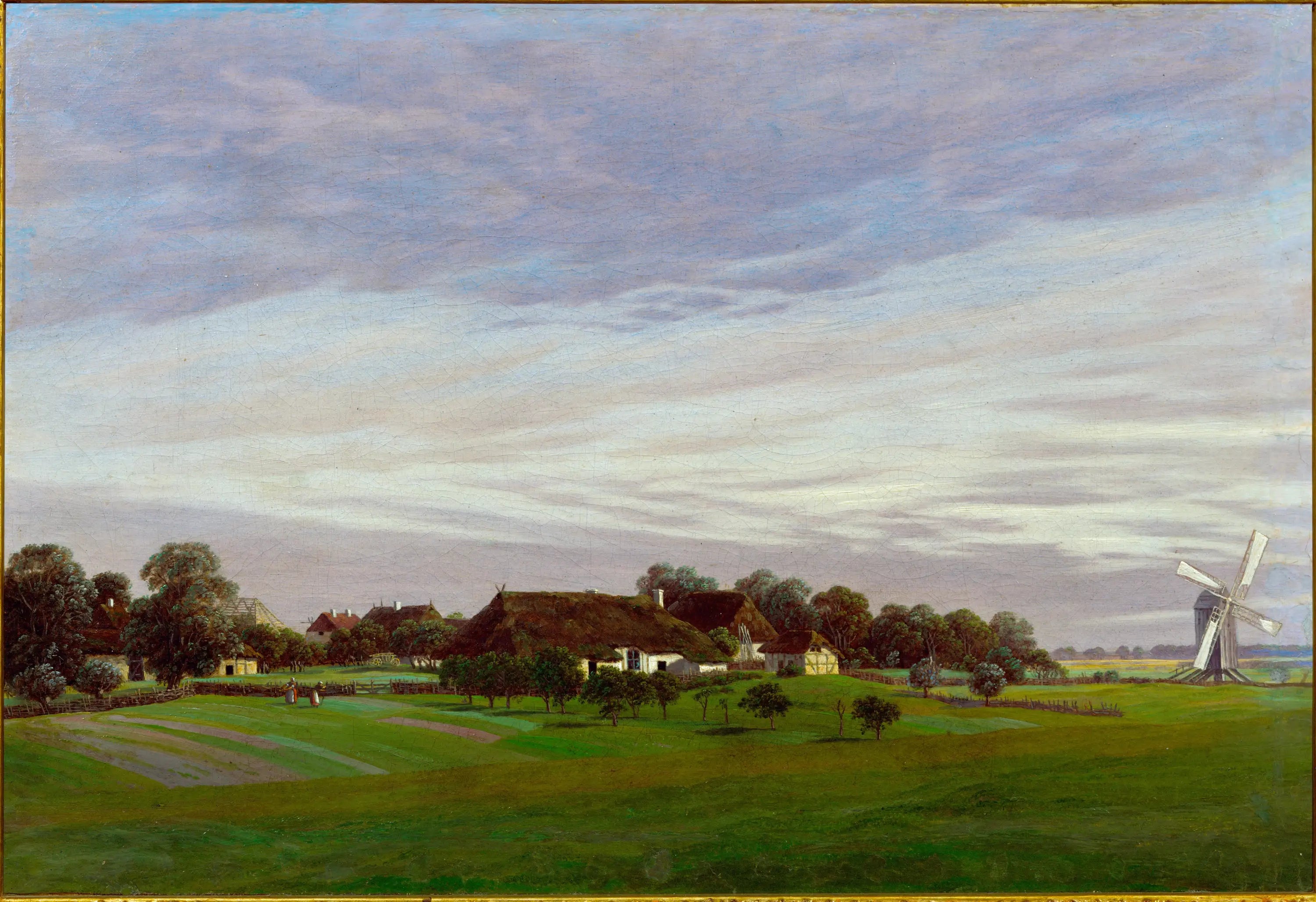 Reproduction du tableau « Paysage - Caspar David Friedrich » par Alpha Reproduction en peinture à l’huile