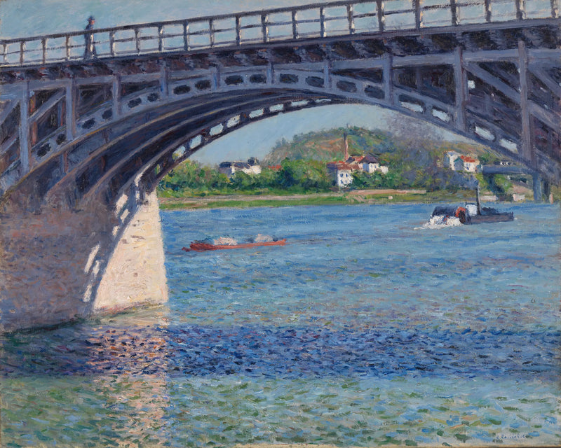 De brug van Argenteuil en de Seine - Gustave Caillebotte