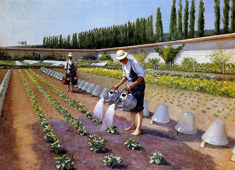 De tuinders - Gustave Caillebotte