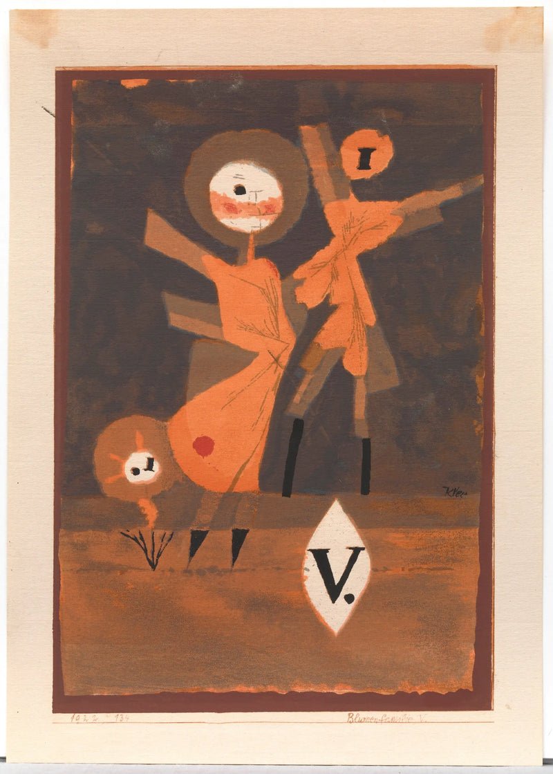 Bloemenfamilie V. - Paul Klee