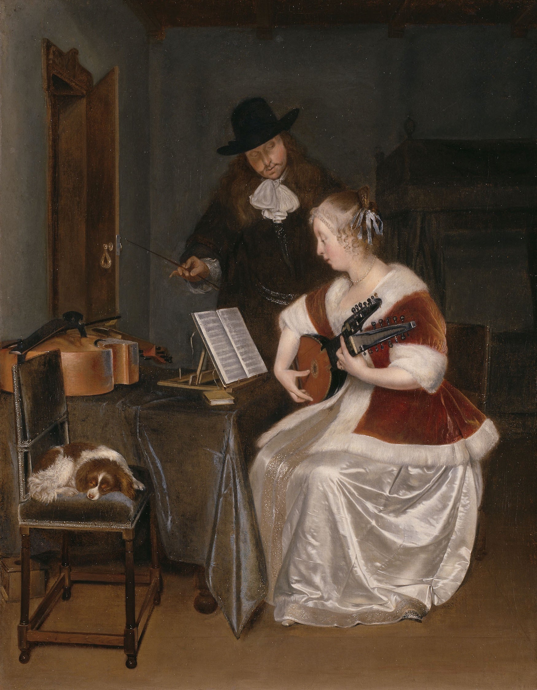 La leçon de musique - Gerard ter Borch