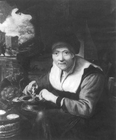 Une femme qui fait des crêpes - Gabriel Metsu