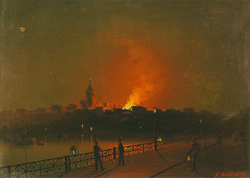 L’Incendie de Galata - Garabet Yazmaciyan
