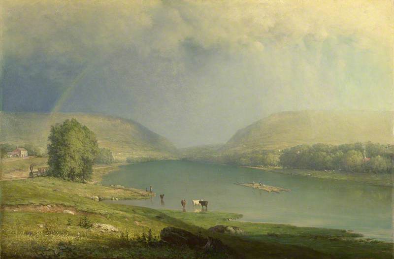 Le fossé hydrologique du Delaware - George Inness