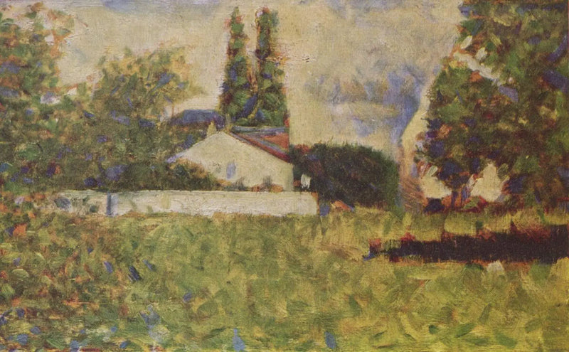 Huis tussen de bomen - Georges Seurat