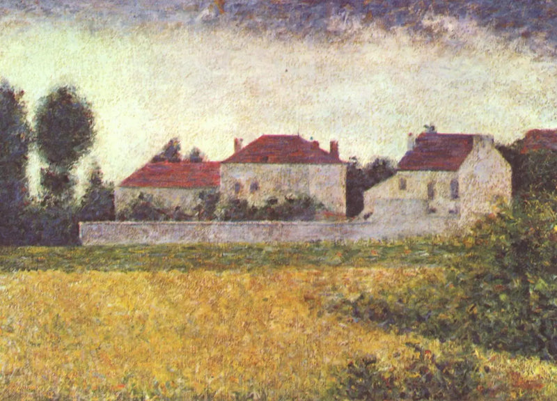 Ville d'Avray, witte huizen - Georges Seurat