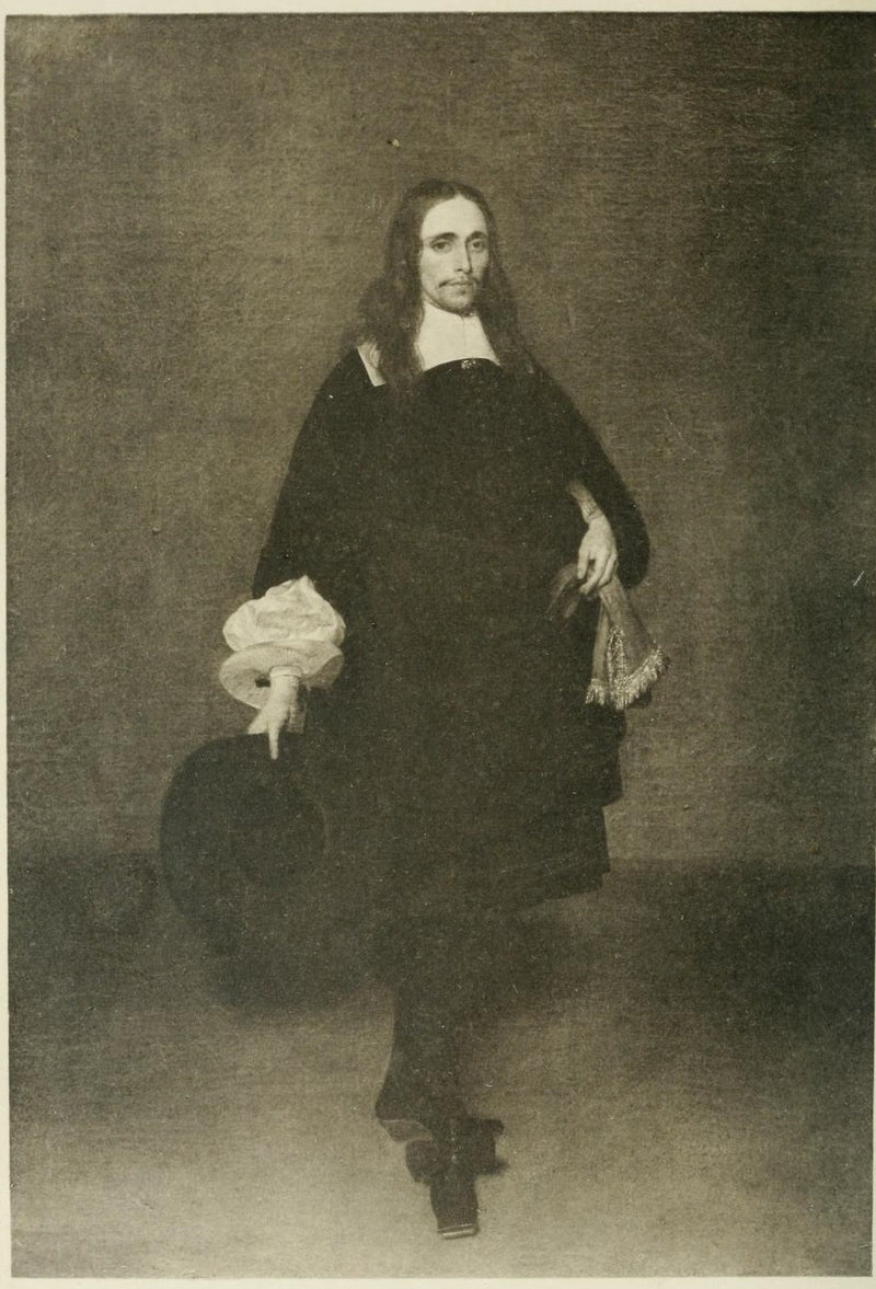 Portrait d'un homme tenant un chapeau - Gerard ter Borch